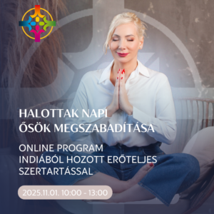Halottak napi online programsorozat - 2026.11.01.