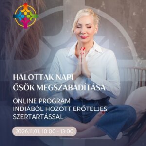 Halottak napi online programsorozat – 2026.11.01.